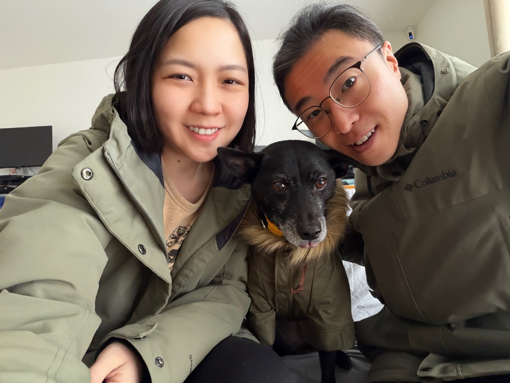 Katie and Osbert with Tong Tong